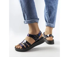 Blue Navy mėlynas Covillon platforminiai sandalai