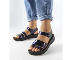 Blue Navy mėlynas Covillon platforminiai sandalai