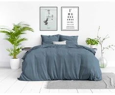 Blue Patalynės komplektas "Stonewashed Mėlyna" (200x220)