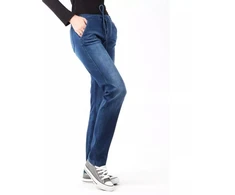 Wrangler Slouchy Cozy Mėlyna Jeans W W27CGM82G
