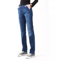 Blue Wrangler Slouchy Cozy Mėlyna Jeans W W27CGM82G