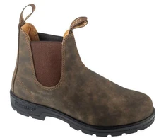 Blundstone 585-RUSTIC pamušalti batai su elastine šonine dalimi, rudos spalvos, 36