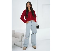 Bluza-CS-BL-BT1033.04-ciemny raudona