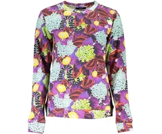 BLUZA DAMSKA KLASY CAVALLI BEZ ZAMKA FIOLETOWA