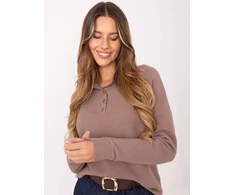 Bluzka-LK-BZ-510126.00-ciemny bezowy