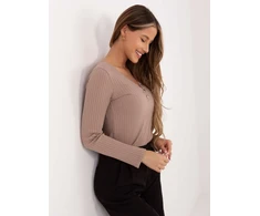 Bluzka-RV-BZ-A1045.99-ciemny bezowy