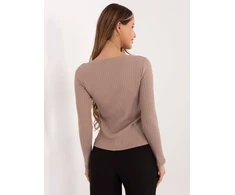 Bluzka-RV-BZ-A1045.99-ciemny bezowy