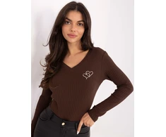Bluzka-RV-BZ-A1055.29P-ciemny ruda