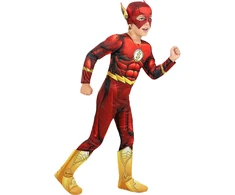 Blyksnio (The Flash) kostiumas berniukams – DC Comics