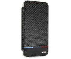 BMW anglies pluošto dėklas iPhone XS Max, juodas, trispalvis