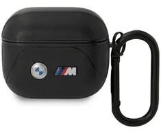 BMW BMA322PVTK AirPods 3 gen dangtelis, juodas/juodas odos, lenkta linija