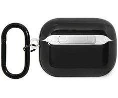 Dėklas BMW BMAP222SOTK AirPods Pro 2 gen dangtelis juodas/juodas Tricolor Stripes