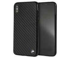 kietas dėklas BMW BMHCI65MBC Apple iPhone Xs Max juodos spalvos Siganture-Carbon