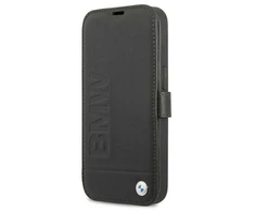 Dėklas BMW BMFLBKP13SSLLBK Apple iPhone 13 mini 5,4″ juodos spalvos book Signature