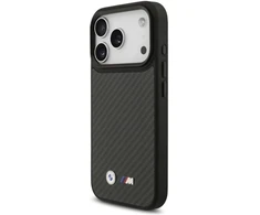 BMW M Kevlar Matinis MagSafe Dėklas iPhone 17 Pro - Juodas