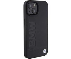 Dėklas BMW odinis karštas antspaudas ant iPhone 15 - nuotraukos