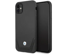 Apple iPhone 11 BMW dėklas odinis Perforate (BMHCN61RSWPK) juodos spalvos