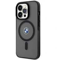 BMW Signature MagSafe dėklas, skirtas iPhone 14 Pro - Juodas