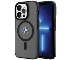 BMW Signature MagSafe dėklas, skirtas iPhone 14 Pro - Juodas