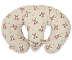 BOBONO maitinimo pagalvės užvalkalas dvyniams Teddy Love