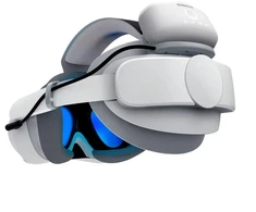 BoboVR P4S galvos dirželis su baterija, skirtas PICO 4 Ultra ir Ultra Enterprise – Pilka