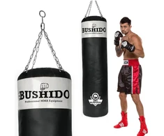 BUSHIDO Bokso maišas - 140 Balta - 140 cm / 40 kg