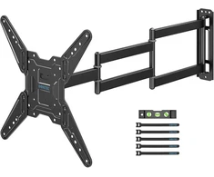 BONTEC sieninis televizoriaus laikiklis 26–65 col., iki 35 kg, VESA 200 × 200–400 × 400 mm, CT140L-FBA