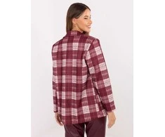 Bordo languotas moteriškas švarkas