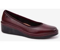 Bordo moteriški platforminiai batai Vinceza
