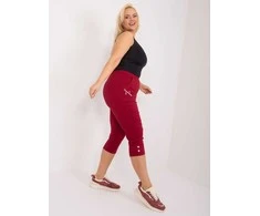 Bordo spalvos kelnės