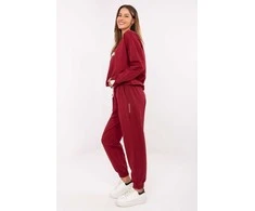 Bordo spalvos moteriškas laisvalaikio kostiumas Relevance