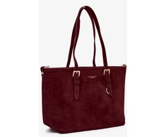 Bordo spalvos rankinė per petį Flora &amp; Co Paris