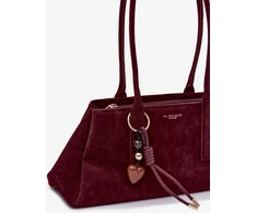 Bordo spalvos rankinė per petį Flor&amp;Co Paris