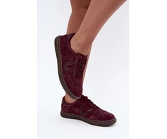 Bordo spalvos sportbačiai Step in style