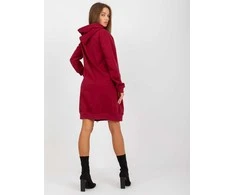 Bordo spalvos tunika