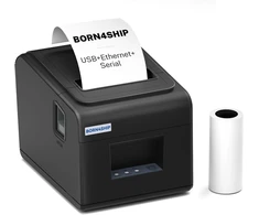 BORN4SHIP terminis čekinė spausdintuvas 80 mm USB LAN Auto-Cut, suderinamas su POS V330M