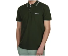 Boss Paddy Pro Atvirumo Žalias Polo Marškinėliai M 50469102-355