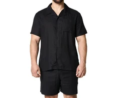 BOSS Vida_Shirt NERO Paplūdimio marškiniai (50540154-001)