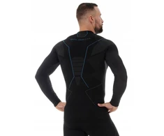 Brubeck Thermo Vyriški Termo Apatiniai Marškinėliai Juodi - LS13040A