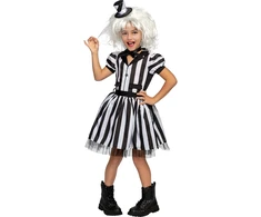 Bytldžiuso (Beetlejuice) kostiumas mergaitėms - „Vabalų sultys“ (Beetlejuice)