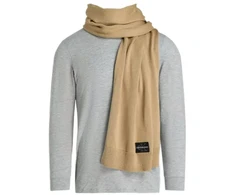 Calvin Klein CK Rudas Žieminis Šalikas su logotipu - LZ04D8081G-PF2