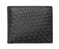 Calvin Klein CK Vyriška maža juoda odinė piniginė - LZ04G1066G-UB1
