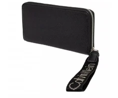 Calvin Klein Jeans CK Moteriška Piniginė Didelė Juoda - LZ04K1000G-UB1