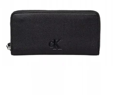 Calvin Klein Jeans CK Moteriška Piniginė Didelė Juoda - LZ04K1000G-UB1