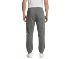 Calvin Klein vilnonės sportinės kelnės su logotipu šonuose, pilkos spalvos - LZ04LE291G-P7E