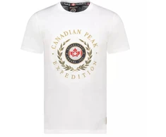 Canadian Peak JIGEREAK balti vyriški marškinėliai 254 (RBMSZ1232H/CP-BLANC)