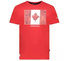 Canadian Peak JPALMEAK Raudonas RM Vyriški Marškinėliai 233 (RBMSZ2057H/CP-ROUGE)