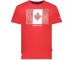 Canadian Peak JPALMEAK Raudonas RM Vyriški Marškinėliai 233 (RBMSZ2057H/CP-ROUGE)