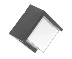 CANTI LED sieninis šviestuvas (pilkas, 12W, 1000lm, IP65, 4000K) GTV LD-CANTI12WKW-15