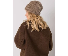 Kepurė Cap-AT-CZ-16801.38-tamsiai smėlio spalvos